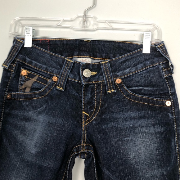 True Religion Midrise Bootcut Flare Jeans Sz 27 - Picture 3 of 10